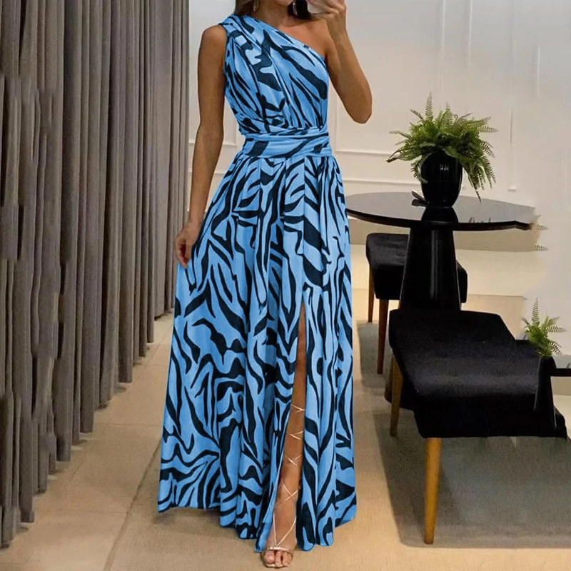 Jurk met Print Vrouwelijke Zomerjurk Modieus