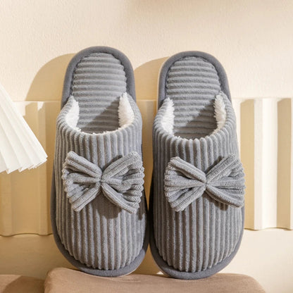 Susanna | Pantoffels met een elegante strik en antislipzool