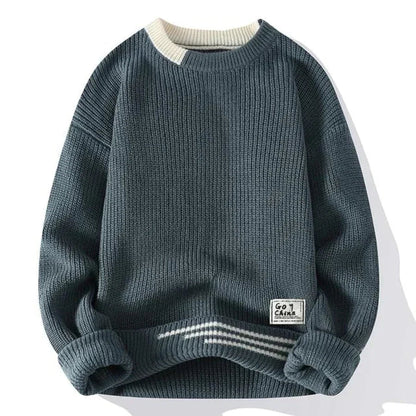 Sven Heren Trui | Zachte Gebreide Oversized Stof, Casual 4