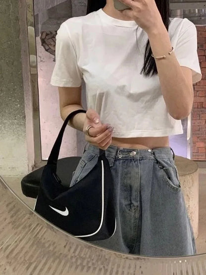 UrbanChic Cropped T-Shirt voor Vrouwen