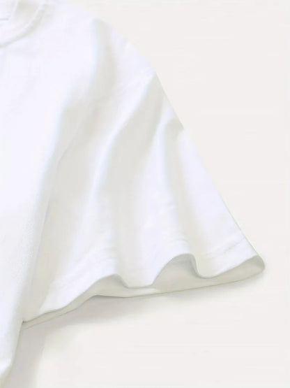 T-shirt met print en korte mouwen