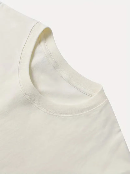 T-shirt met print en korte mouwen