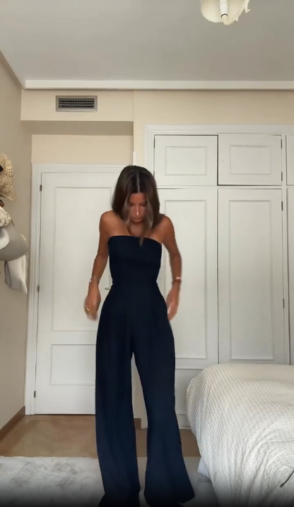 Elegante Jumpsuit Zonder Schouderbandjes