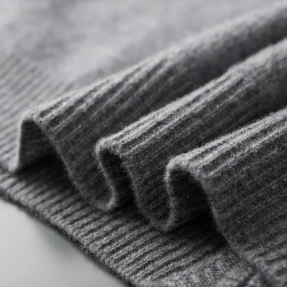 Aurel – Heren Cashmere Vest met Rits en Elegante Pasvorm