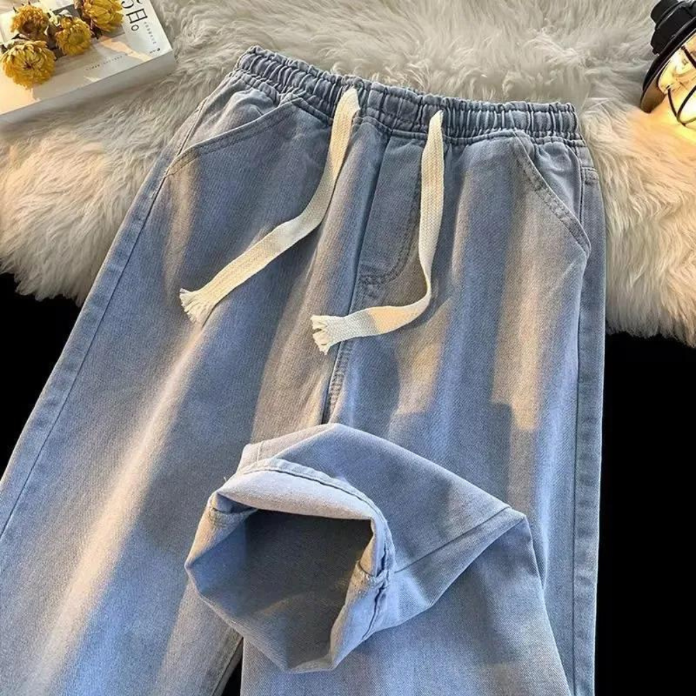 Heren Jogger Comfortabele Denim Broek Casual Stijl - Mode Vibes
