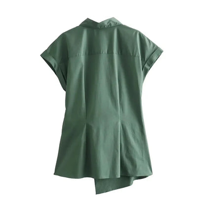 Asymmetrisch Zomer Shirt van MooiMode
