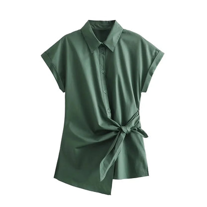 Asymmetrisch Zomer Shirt van MooiMode