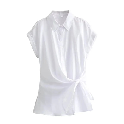 Asymmetrisch Zomer Shirt van MooiMode