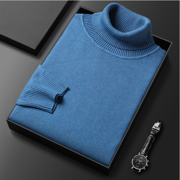 Maglione da Uomo Elegante – Mix Cashmere e Cotone, Comfort e Stile-1