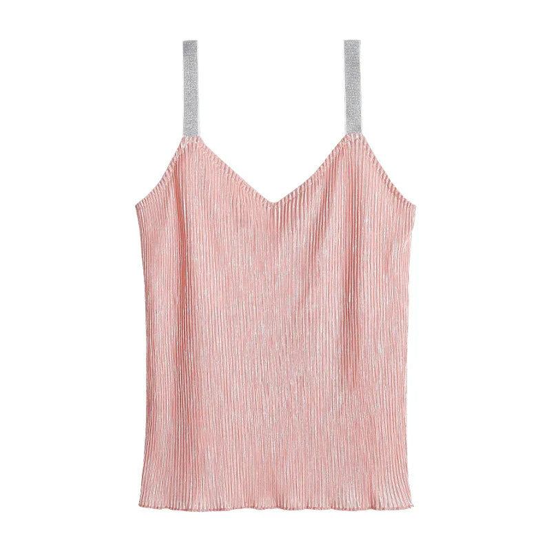 Feestelijke Glitter Tank Top voor Dazzling Avonden