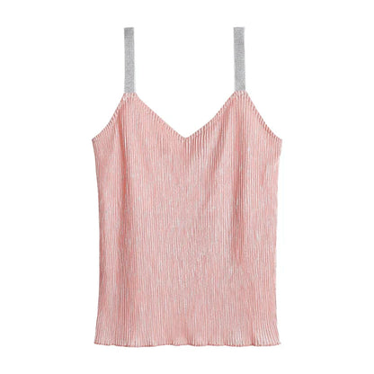 Feestelijke Glitter Tank Top voor Dazzling Avonden