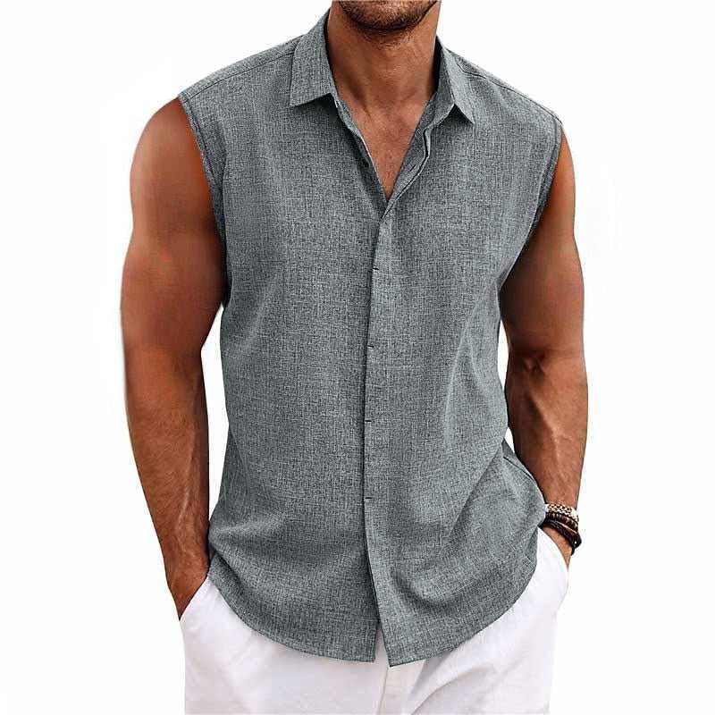 Mouwloze Tanktop Heren Ademend Comfortabel - Mode Vibes