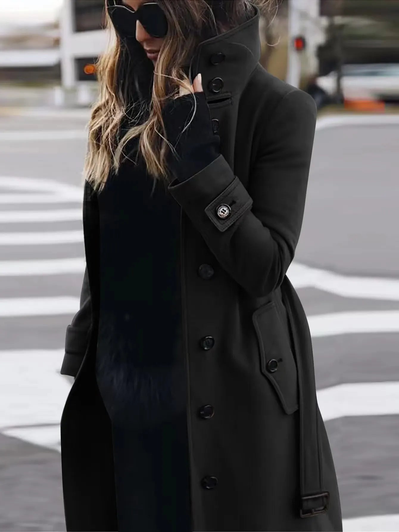 Tanya | Trench impermeabile lungo da donna