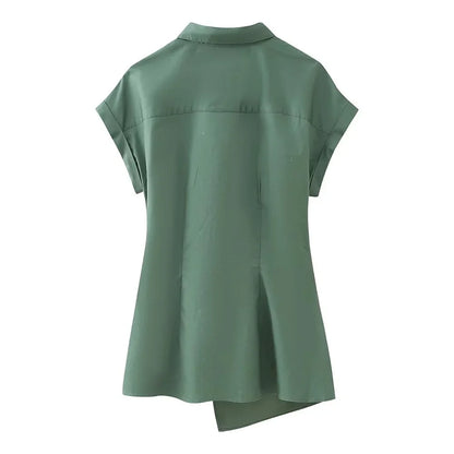 Zomerse Oase Poplin Blouse van Luna Bella
