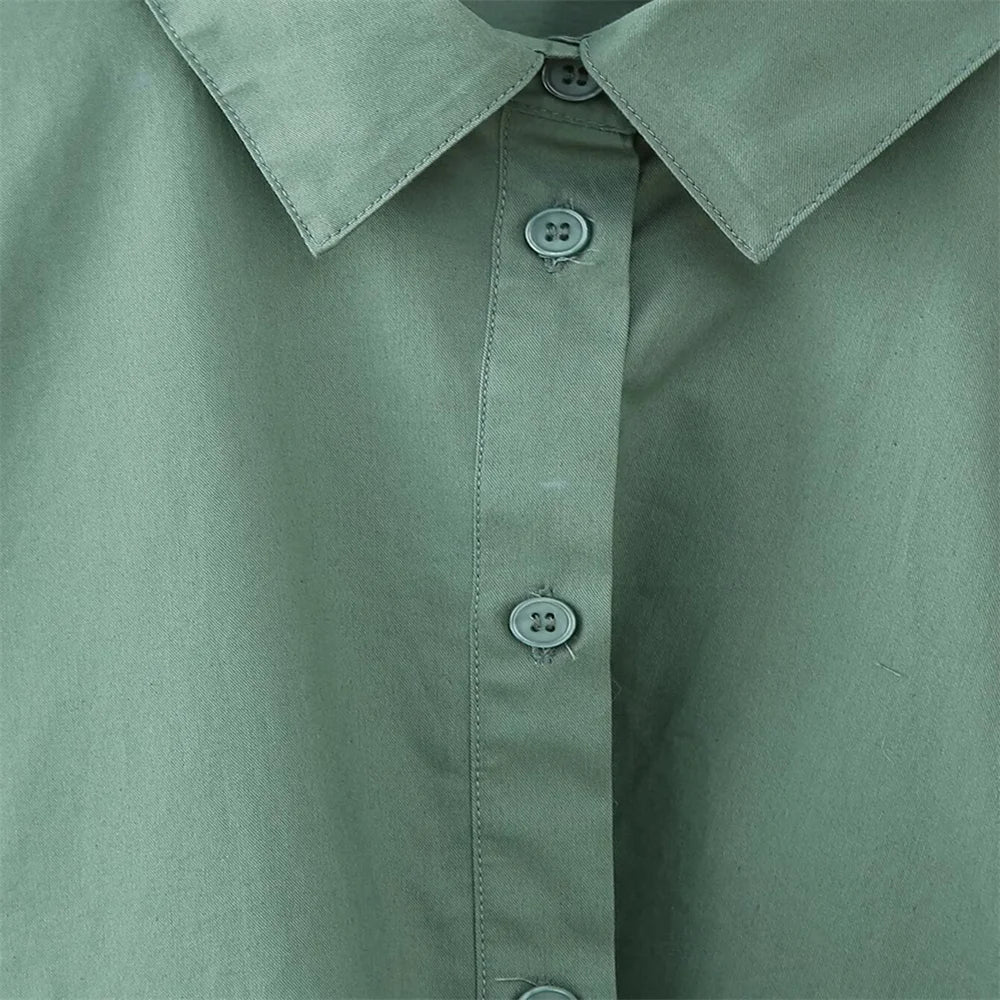 Zomerse Oase Poplin Blouse van Luna Bella