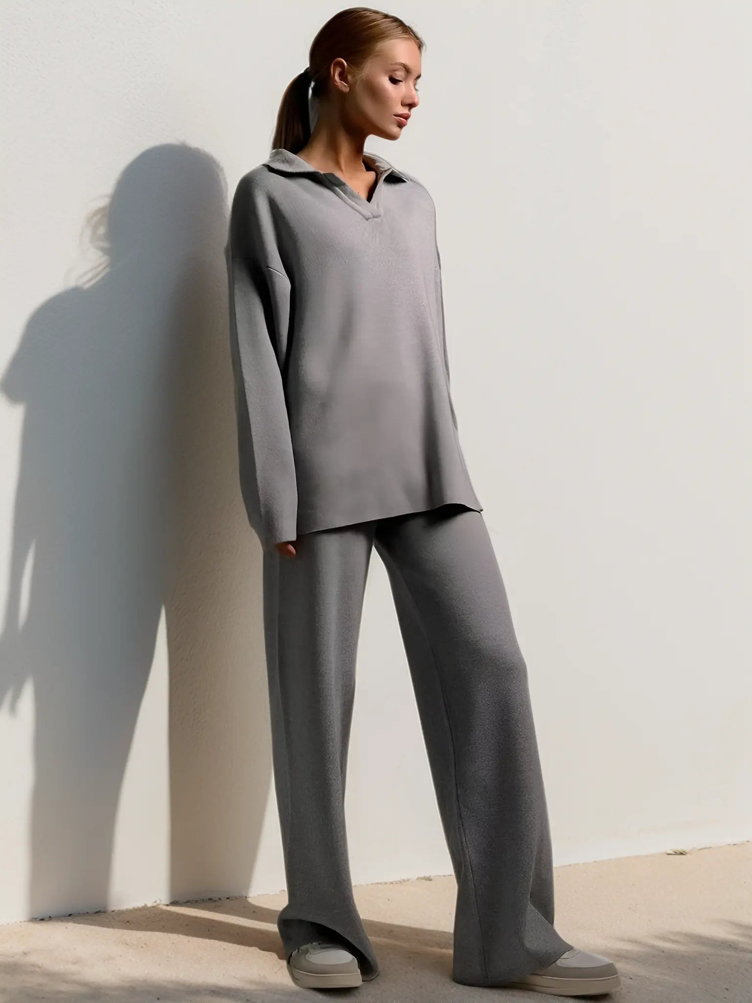 Zachte Tweedelige Set Sienna Cozy Lounge - Mode Vibes