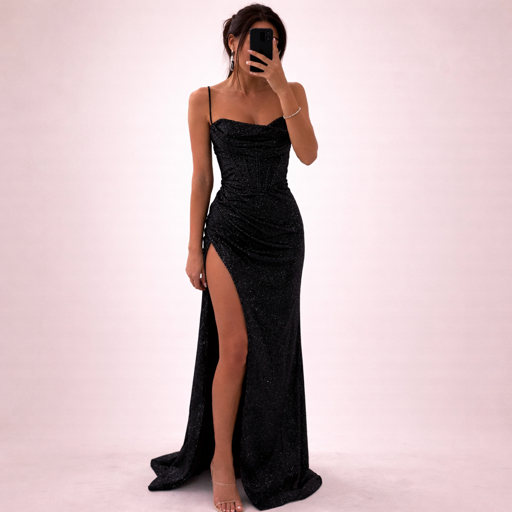 Tess | Abito romantico con paillettes ed elegante 5