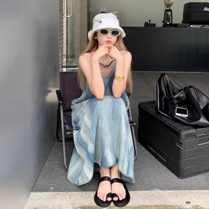 Zonnige Dageraad Tie Dye Zomerjurk