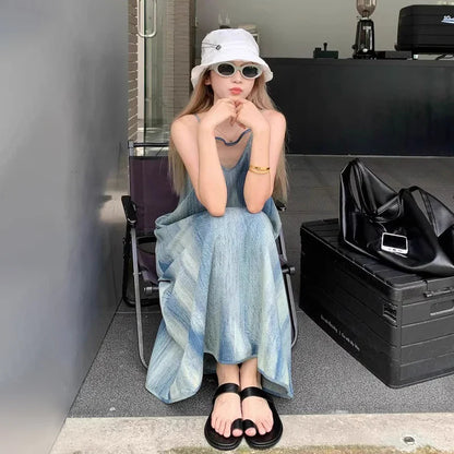 Zonnige Dageraad Tie Dye Zomerjurk