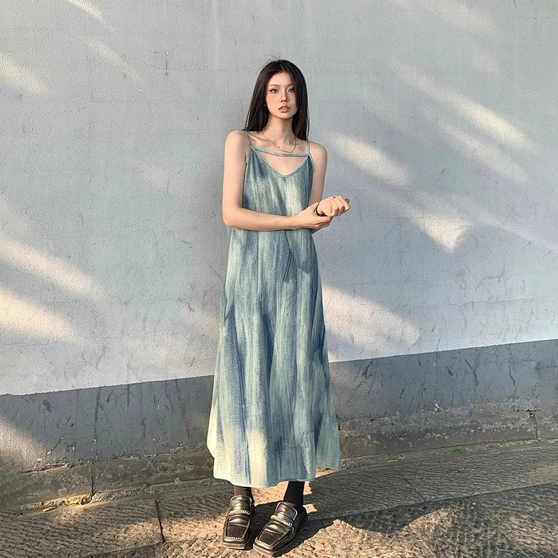 Zonnige Dageraad Tie Dye Zomerjurk