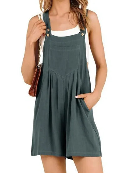 Zomer Jumpsuit van Katoen en Linnen