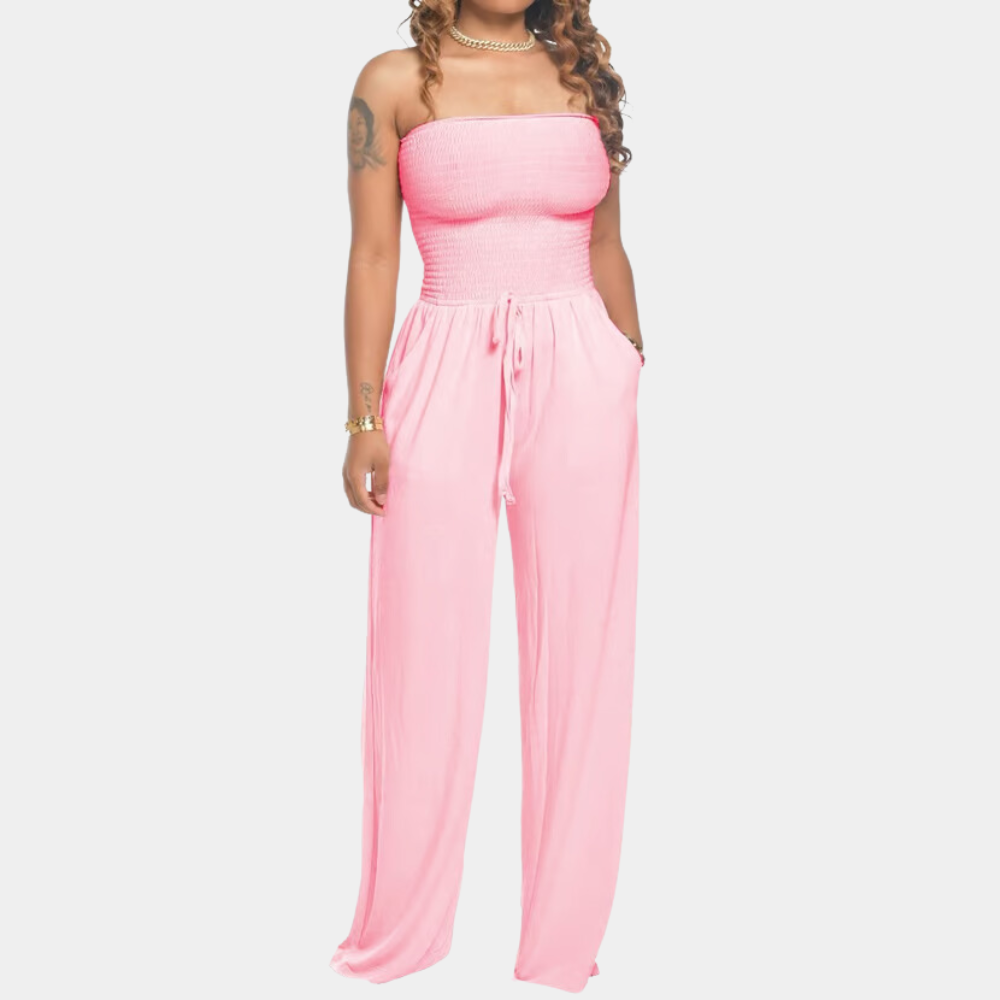 Dames Jumpsuit Bandeau Halslijn Zomerjurk