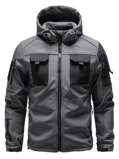 Tobias | Giacca softshell idrorepellente con cappuccio