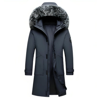 Warme Winterjas met Capuchon en Imitatiebont