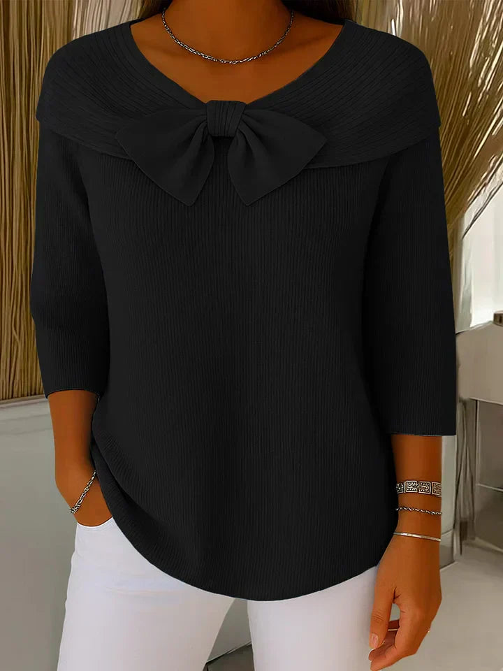 Top met strik Dames | Comfortabel & Flatterende halslijn