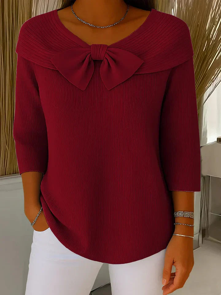 Top met strik Dames | Comfortabel & Flatterende halslijn