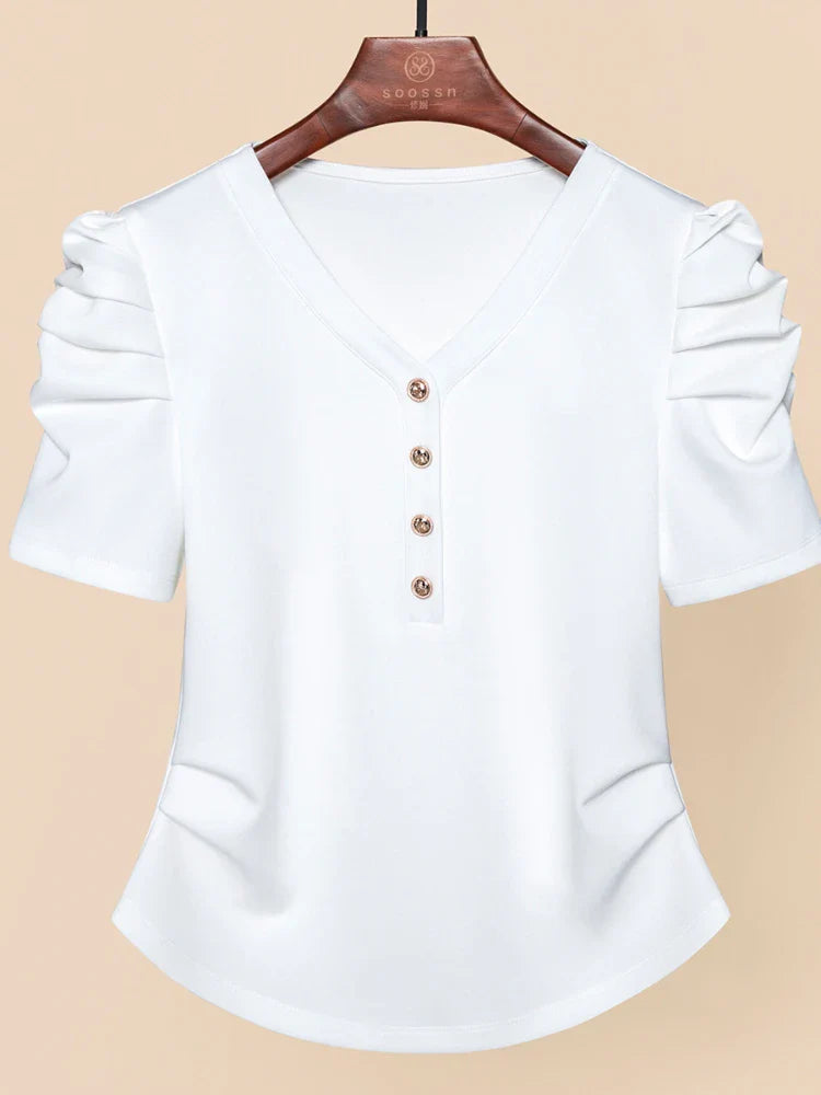 SoleilChic Zwarte Zomer T-Shirts