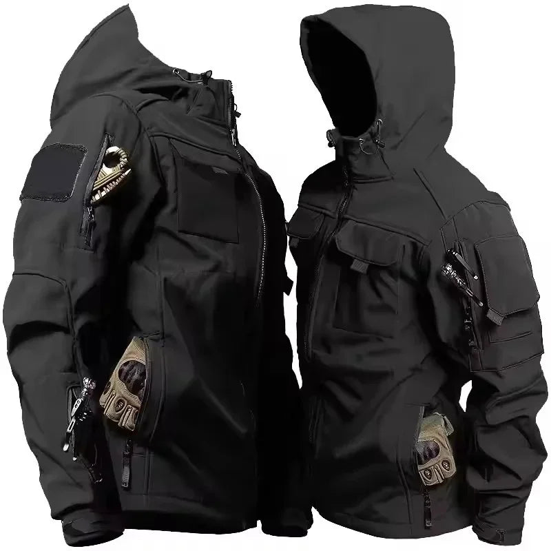 Torsten | Giacca softshell con cappuccio