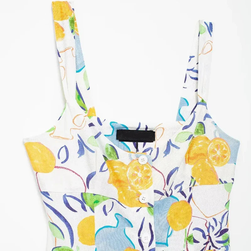 Oleeter Opulence Print Dames Slipjurk