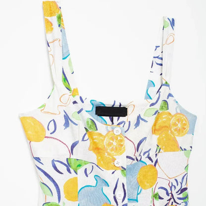 Oleeter Opulence Print Dames Slipjurk