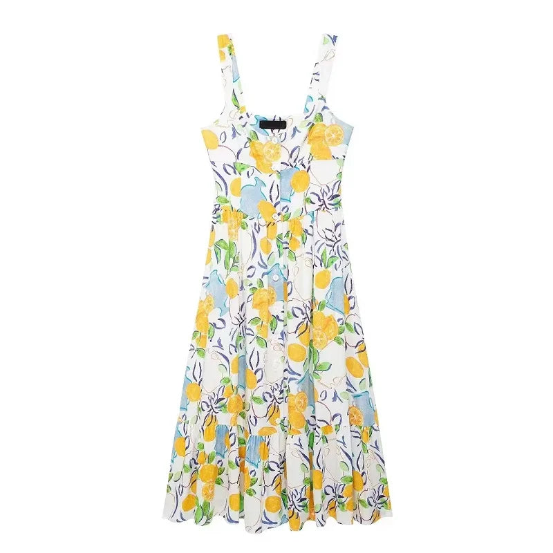 Oleeter Opulence Print Dames Slipjurk