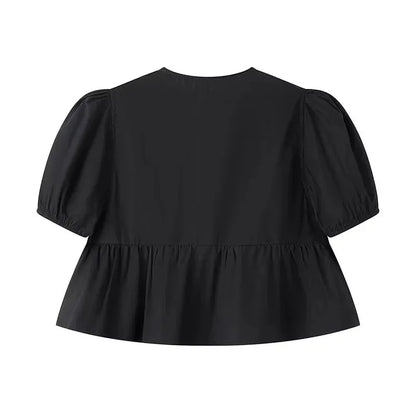 Paradise Bloom Witte Crop Top