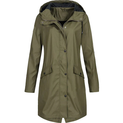 Dames Trenchcoat Waterdicht Winddicht Regenjas