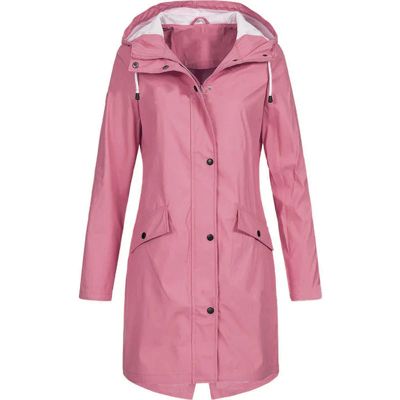 Dames Trenchcoat Waterdicht Winddicht Regenjas