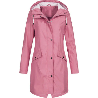 Dames Trenchcoat Waterdicht Winddicht Regenjas