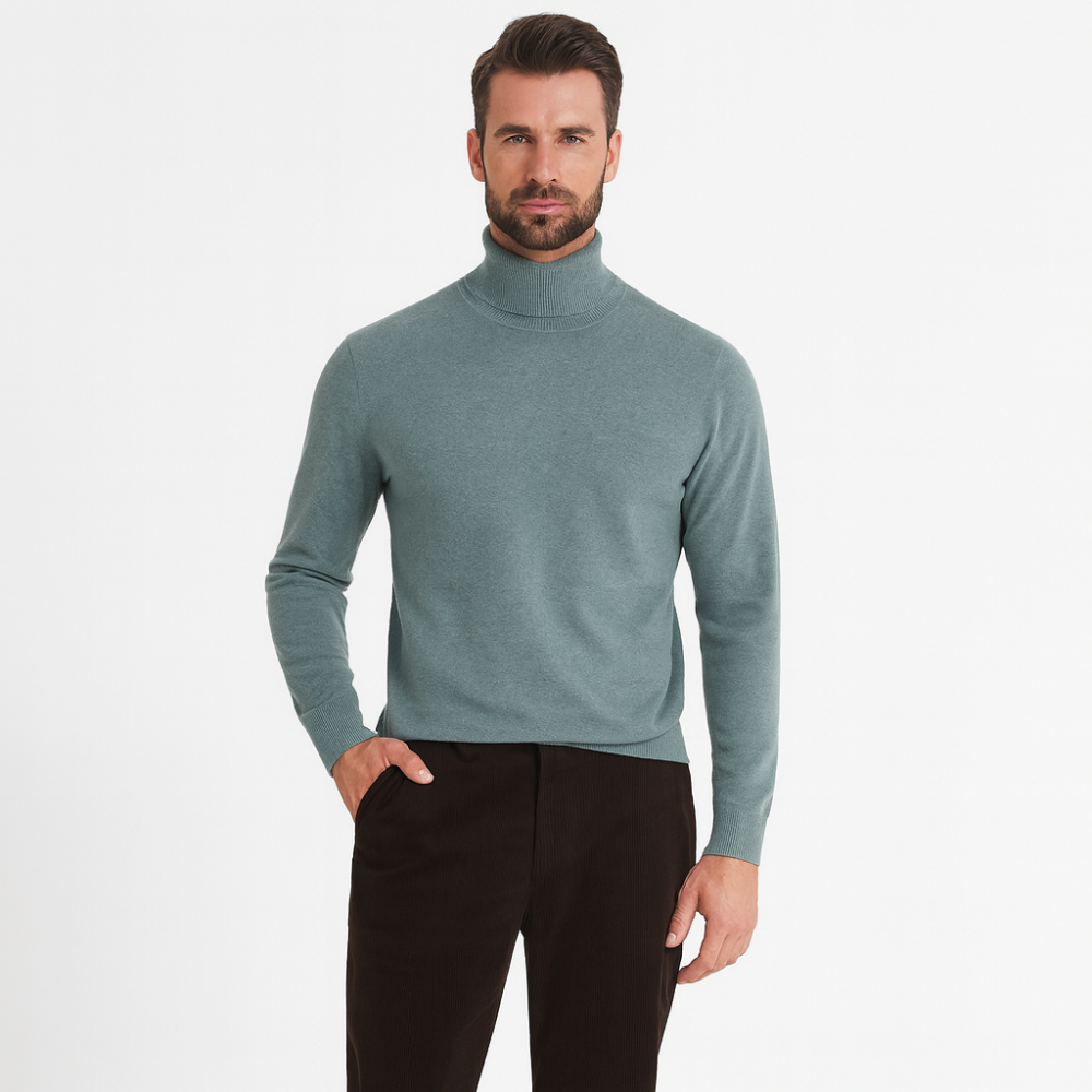 Dames Trui Hoge Kraag Lange Mouwen Warm - Mode Vibes