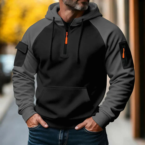 Heren Trui met Rits Sportief Design - Mode Vibes