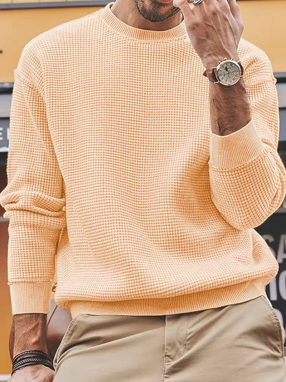 Damestrui Ronde Hals Lange Mouwen Casual - Mode Vibes