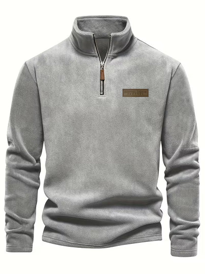 Trui met Staande Kraag en Half Rits voor Dames - Mode Vibes