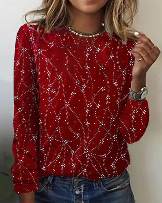 Dames Truien met Trendy Prints en Figuurflatterende Pasvorm - Mode Vibes