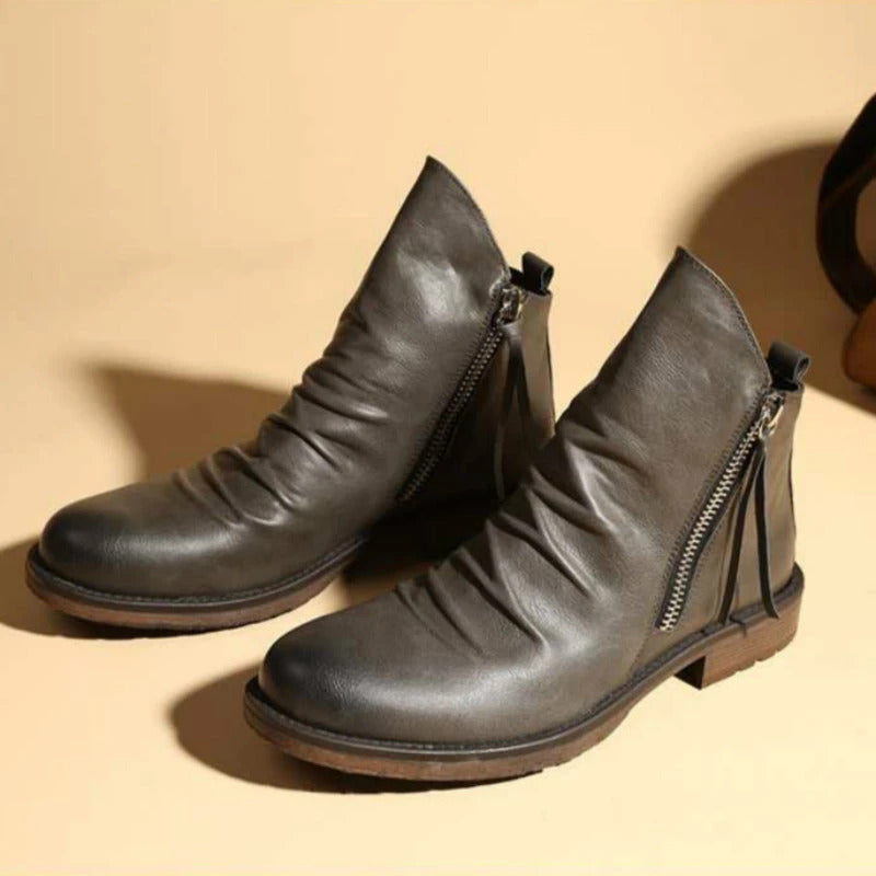 Leren Chelsea Boots Klassiek Design voor Mannen