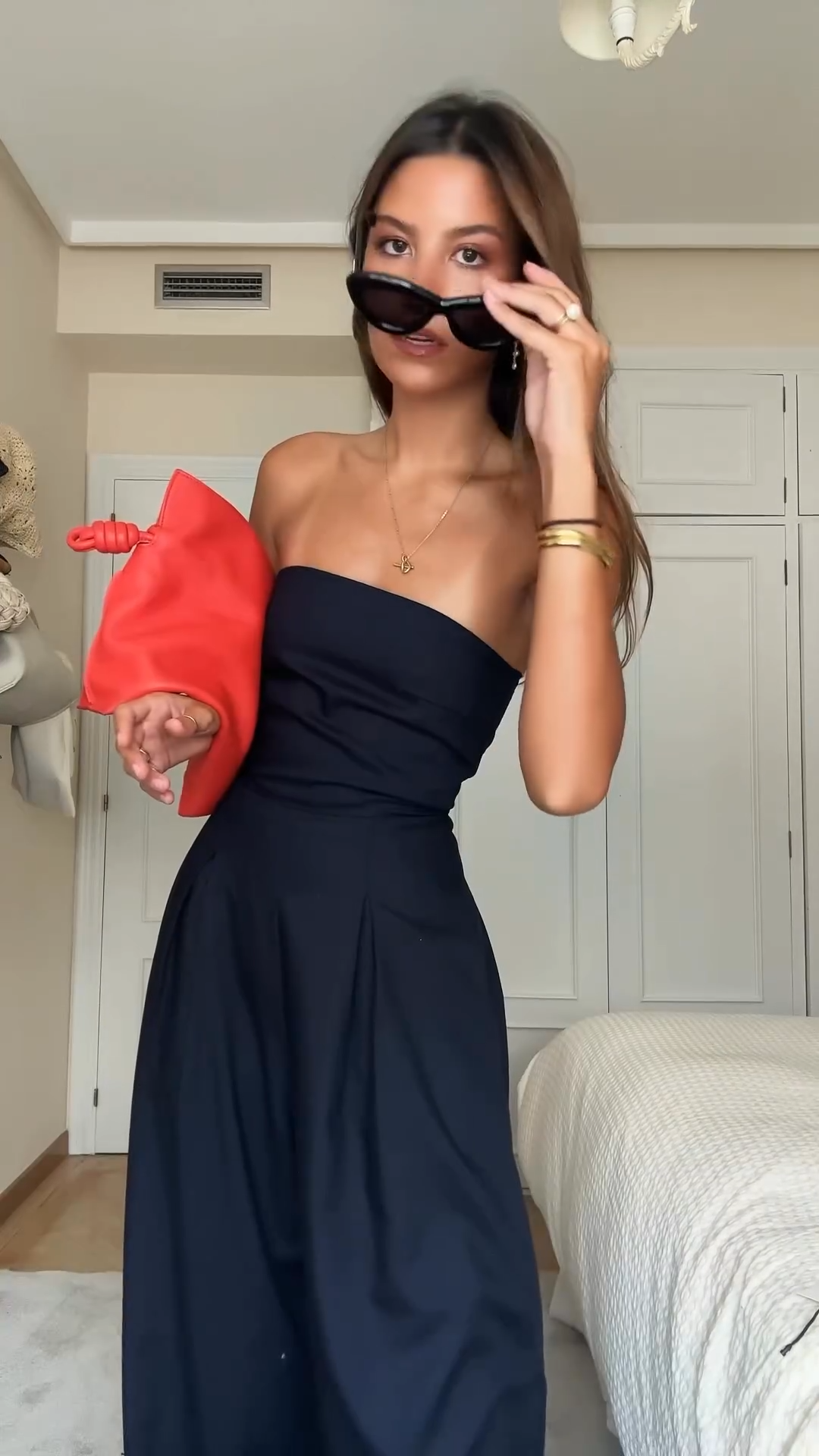 Elegante Jumpsuit Zonder Schouderbandjes