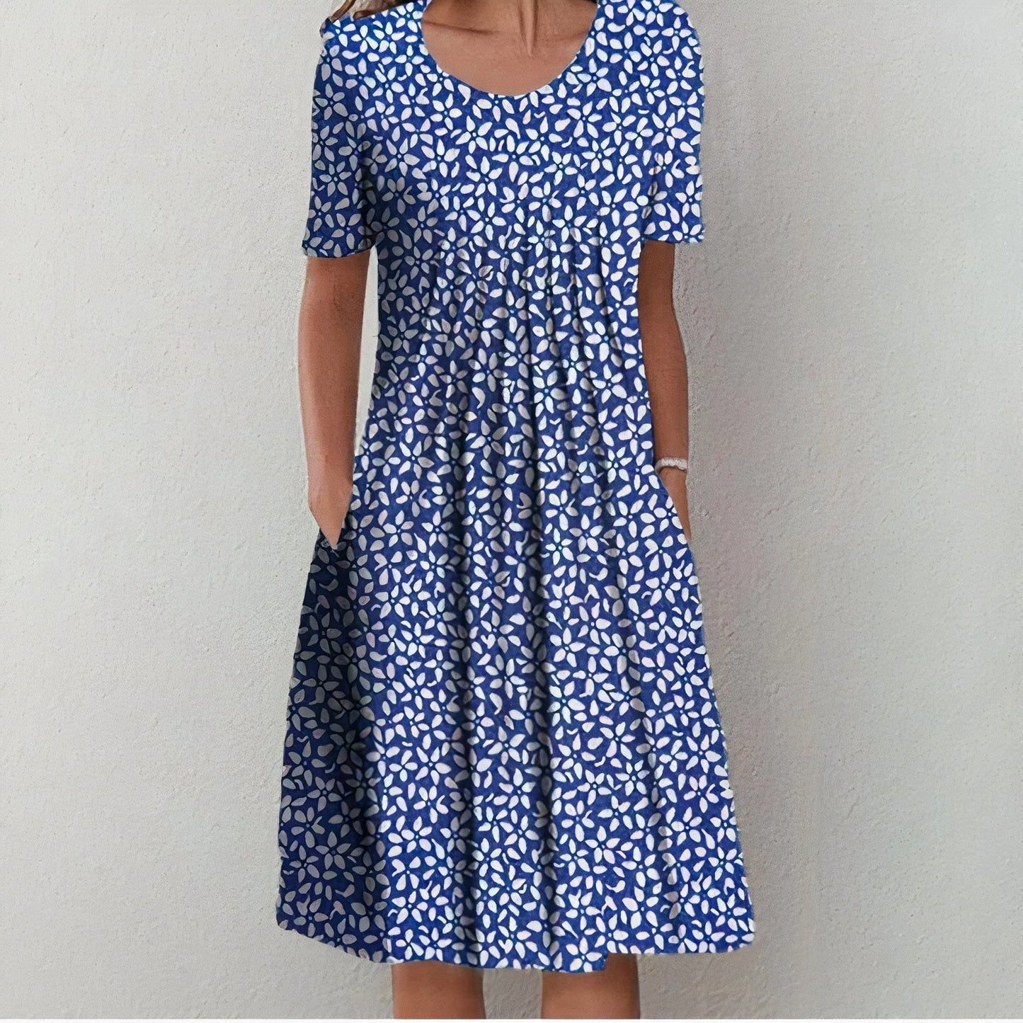 Vrouwen Jurk Katoen Stijlvol Lina Model