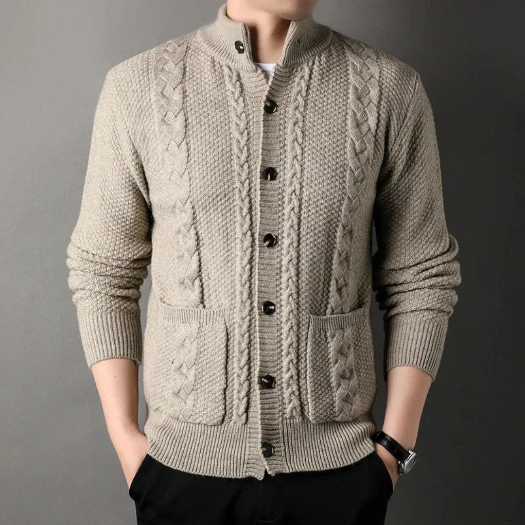 Stijlvol Gebreid Herenvest Raf Design