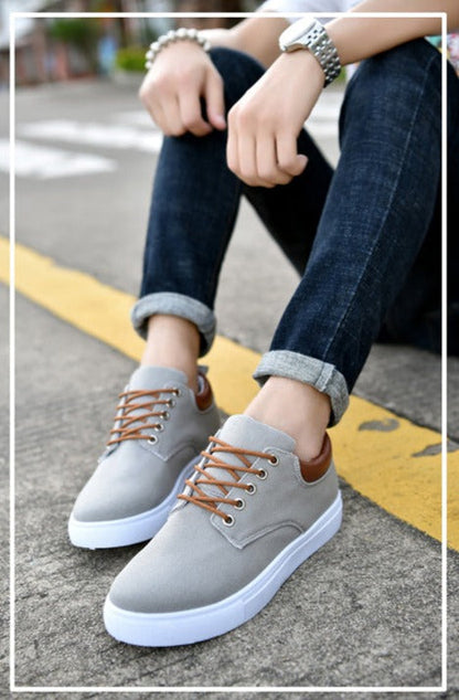 Stijlvolle Heren Sneakers Casual Leren Schoenen