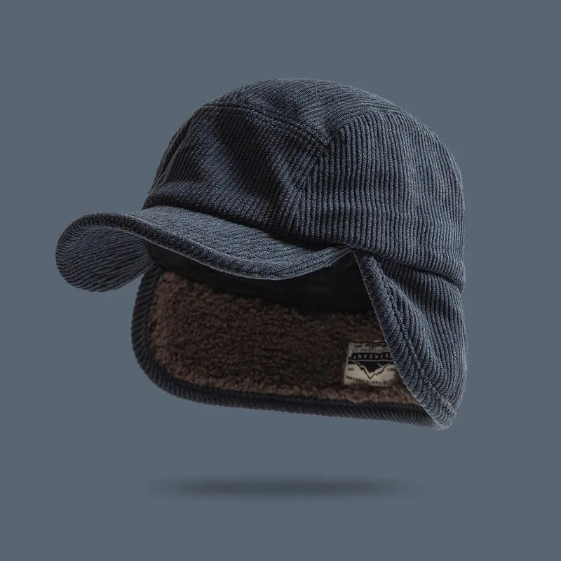 Oscar Gestructureerde Pet met Oorkleppen – Fleece Gevoerd